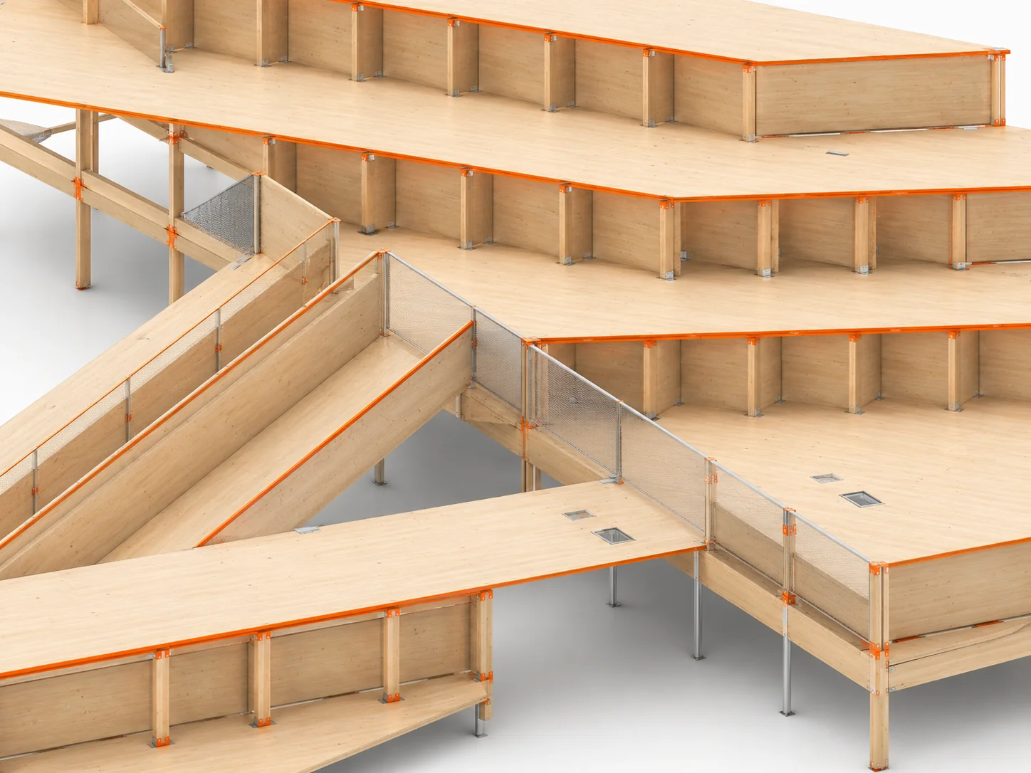 Mass timber massing study